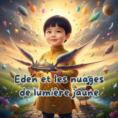 Eden et les nuages de lumière jaune