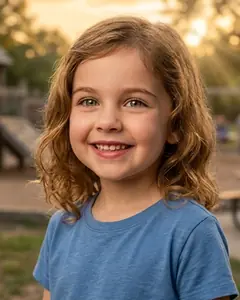 Portrait de Fanny, 6 ans
